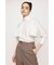 BACK RIBBON FRILL SLEEVE トップス
