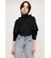 BACK RIBBON FRILL SLEEVE トップス