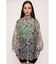VOLUME SLEEVE SHEER シャツ
