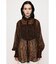 VOLUME SLEEVE SHEER シャツ