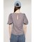 VOLUME SLEEVE CHECK トップス