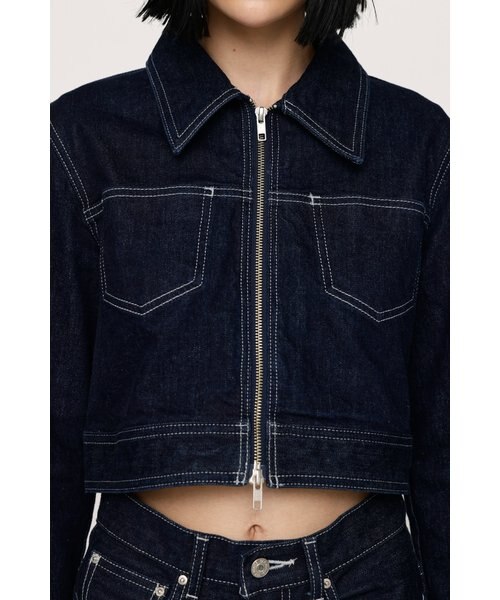 SLY THOMAS ZIP UP DENIM JK-A デニムジャケット SLY（スライ）の「THOMAS ZIP UP DENIM JK-A トマス ジップ