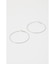 THIN HOOP ピアス