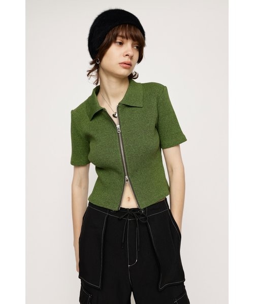 トップス SCOOP LINE RIB TOPS SCOOP LINE RIB TOPS｜TOPS(トップス)｜CLANE OFFICIAL ONLINE STORE