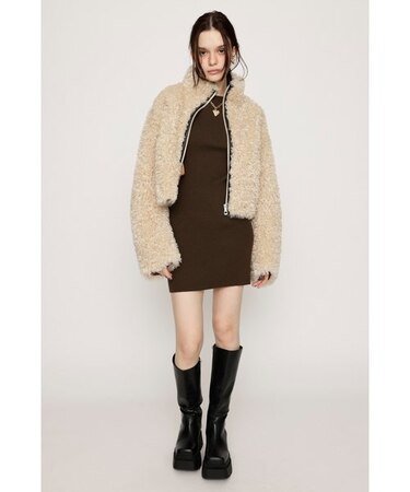 LIGHT CROP BOA ブルゾン｜スライの通販｜&mall（アンドモール）三井 