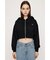 LOGO CROPPED HOODIE