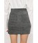 KNIT TRACK SIDE LINE ショートスカート