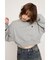 LOGO CROPPED SW トップス