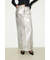 【THROW】SHINY FRONT SLIT COLUMN SK-E