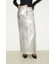 【THROW】SHINY FRONT SLIT COLUMN SK-E