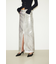 【THROW】SHINY FRONT SLIT COLUMN SK-E