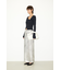 【THROW】SHINY FRONT SLIT COLUMN SK-E