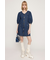 V NECK DENIM ショートワンピース