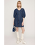 V NECK DENIM ショートワンピース