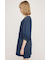 V NECK DENIM ショートワンピース
