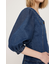 V NECK DENIM ショートワンピース