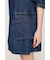 V NECK DENIM ショートワンピース