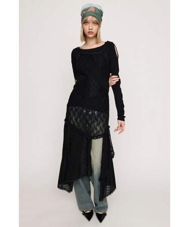 COMBINATION LACE ドレス｜スライの通販｜&mall（アンドモール  