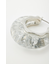 CLEAR GLITTER  HOOP ピアス