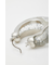 CLEAR GLITTER  HOOP ピアス