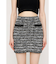KNIT TWEED ショートスカート