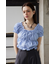 GATHER RIBBON ブラウス