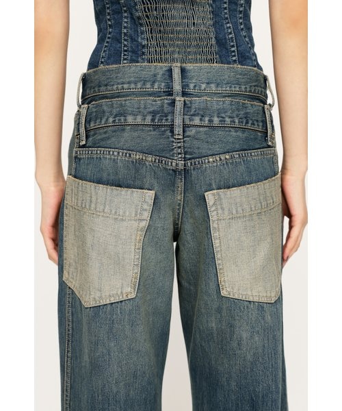 DOUBLE BELT WIDE FLARE PT-C｜スライの通販｜&mall（アンド