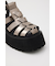 TANK HEEL CAGE サンダル