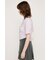 FRONT ZIP BACK OPEN ブラウス