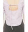 FRONT ZIP BACK OPEN ブラウス