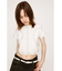 BI COLOR STITCH CROP Tシャツ