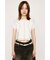 BI COLOR STITCH CROP Tシャツ