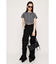 BI COLOR STITCH CROP Tシャツ
