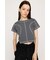 BI COLOR STITCH CROP Tシャツ