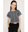 BI COLOR STITCH CROP Tシャツ