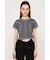 BI COLOR STITCH CROP Tシャツ