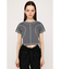 BI COLOR STITCH CROP Tシャツ