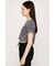 BI COLOR STITCH CROP Tシャツ