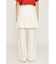 PLEATS LAYERED FLARE パンツ