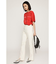 PLEATS LAYERED FLARE パンツ