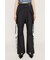 PLEATS LAYERED FLARE パンツ