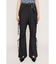 PLEATS LAYERED FLARE パンツ