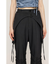 PLEATS LAYERED FLARE パンツ
