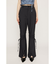 PLEATS LAYERED FLARE パンツ