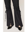 PLEATS LAYERED FLARE パンツ