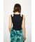 【THROW】LAYERED HOLE TANK トップス