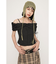 FRONT HOOK 2WAY SHOULDER ブラウス