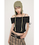 FRONT HOOK 2WAY SHOULDER ブラウス