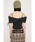 FRONT HOOK 2WAY SHOULDER ブラウス