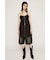 SHEER CAMI ZIP ドレス